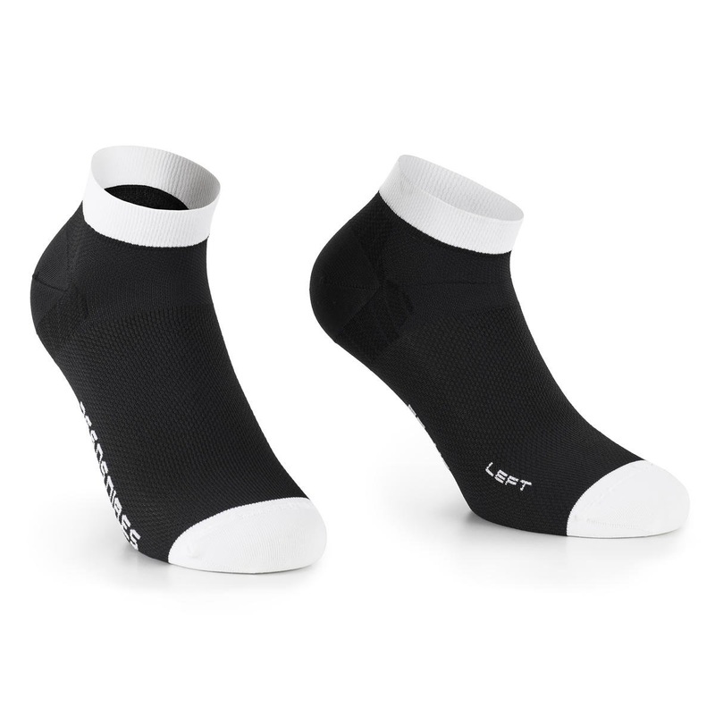 Assos RS Low Superleger Socks (Black Series) (L)