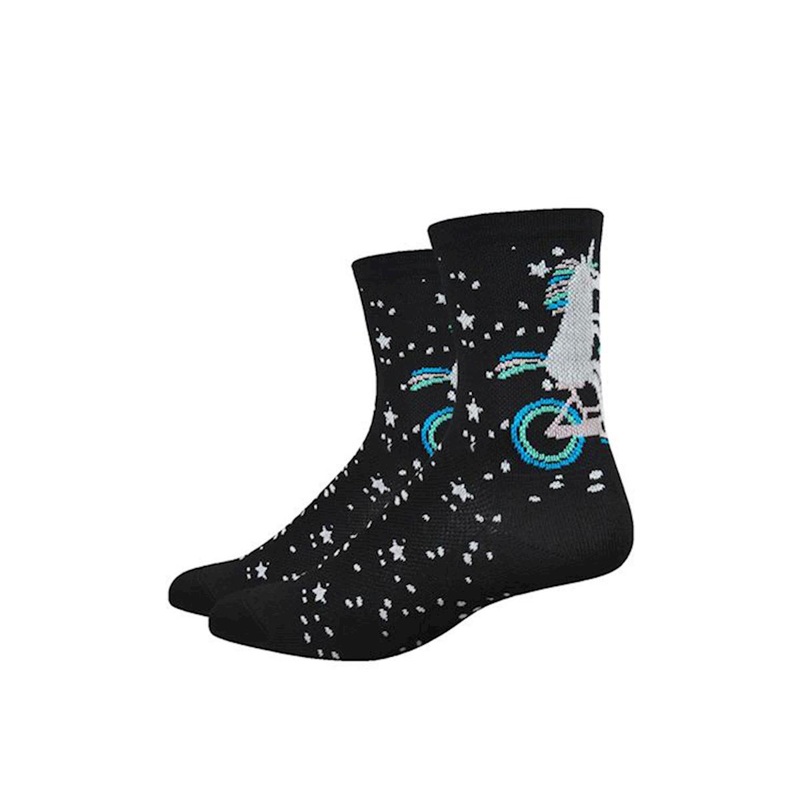 DeFeet Women’s Aireator 4″ Sock (Unicorn) (M)