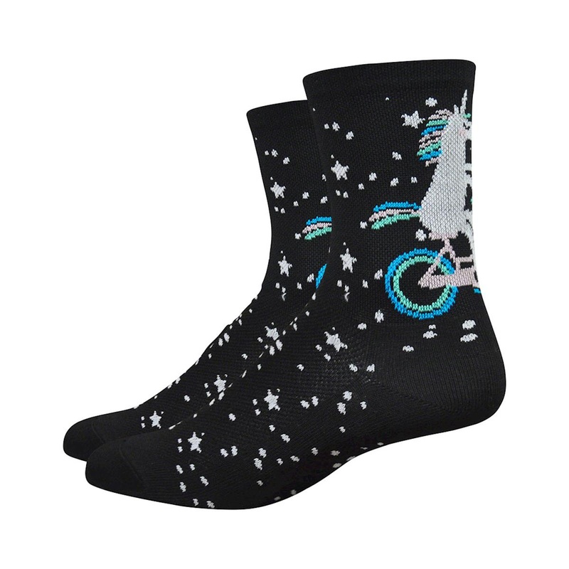 DeFeet Women’s Aireator 4″ Sock (Unicorn) (S)