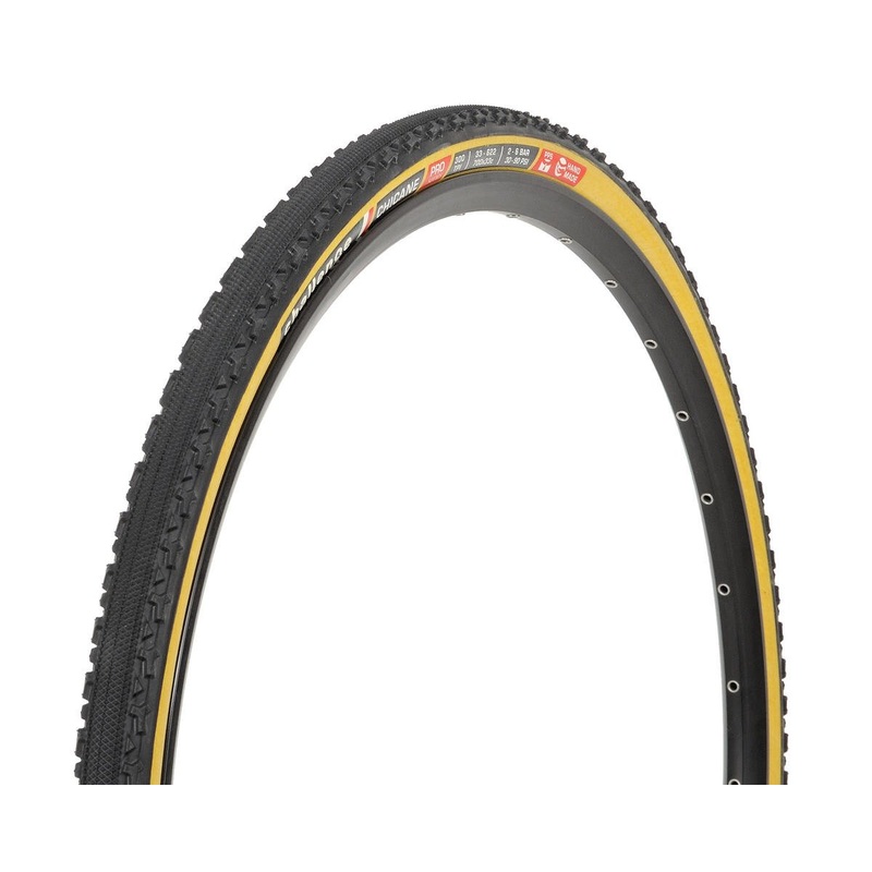 Challenge Chicane Pro Cyclocross Tire (Tan Wall) (700c) (33mm) (Folding) (SuperPoly)