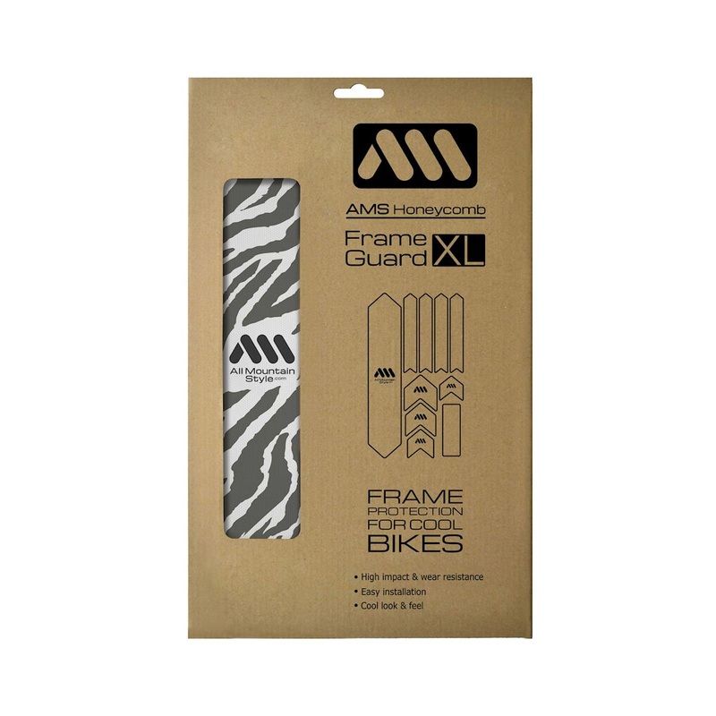All Mountain Style Honeycomb Frame Guard Extra (Grey) (Zebra)