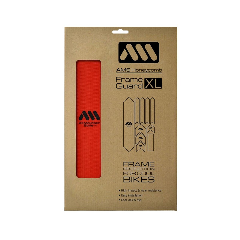 All Mountain Style Honeycomb Frame Guard Extra (Red/Black)