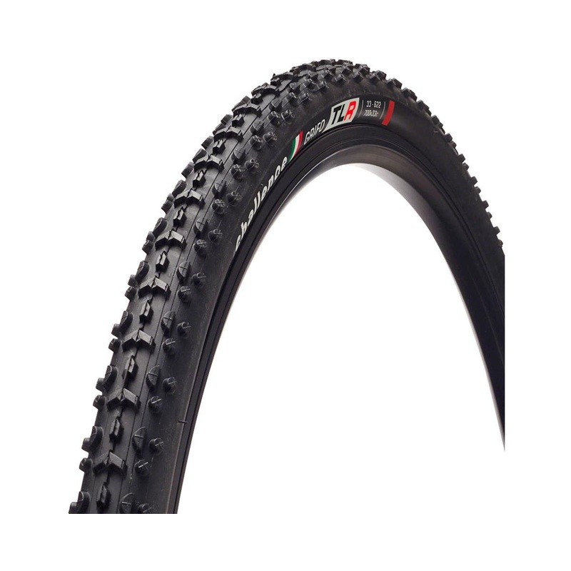 Challenge Grifo Tubeless Cyclocross Tire (Black) (700c) (33mm) (Vulcanized/Nylon Superlight)
