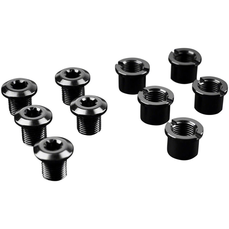 Absolute Black T-30 Chainring Bolt Set (5x Bolts & Nuts) (Long)