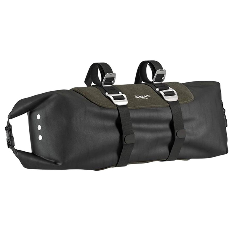 Brooks Scape Handlebar Roll (Black/Mud) (10-12L)