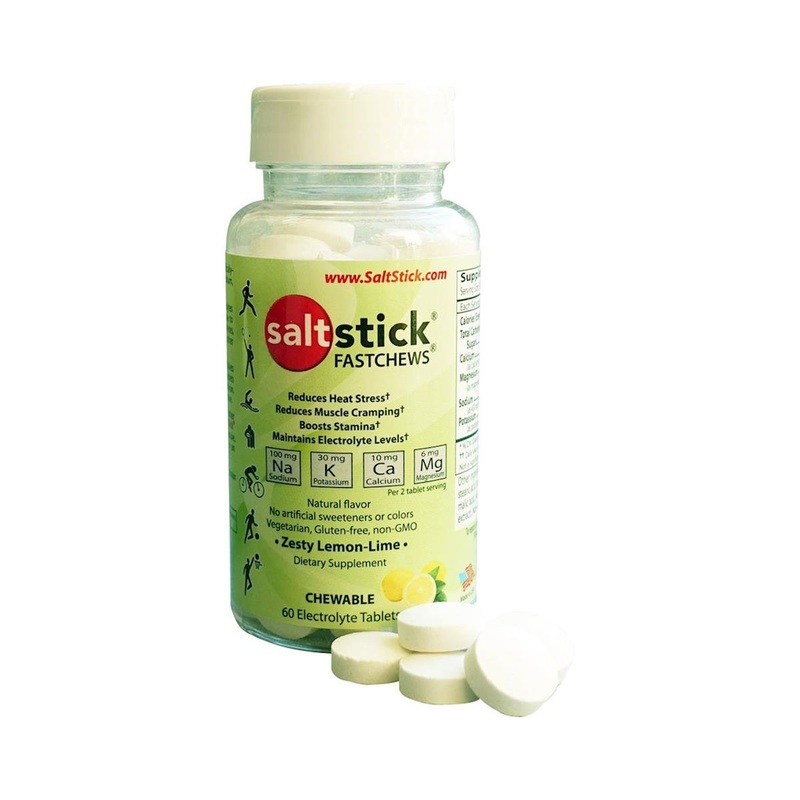 Saltstick Fastchews Chewable Electrolyte Tablets (Lemon Lime) (1 | 60 Tablet Bottle)