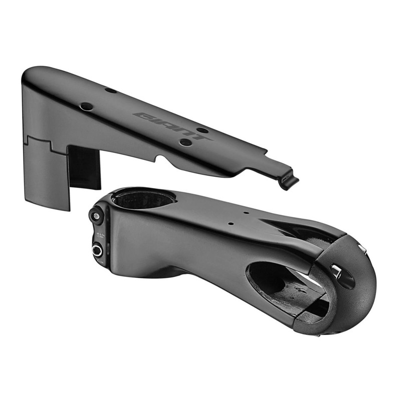 Giant Contact SLR Aero OD2 Stem & Cover (Black) (130mm) (8) (For 2018  Giant Propel)