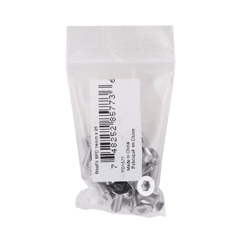 BikeFit SPD Cleat Screws (25 Pack) (14mm)