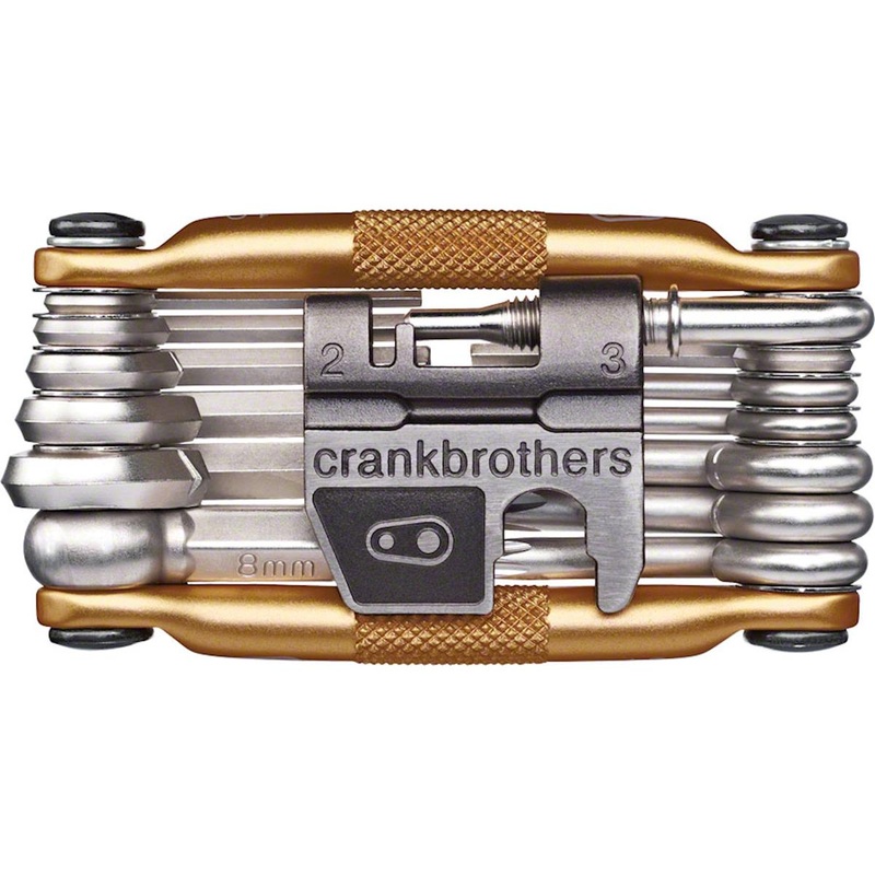 Crankbrothers M19 Multi Tool (Gold)  (w/ Flask)