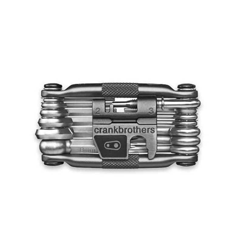 Crankbrothers M19 Multi Tool (Nickel) (w/ Flask)