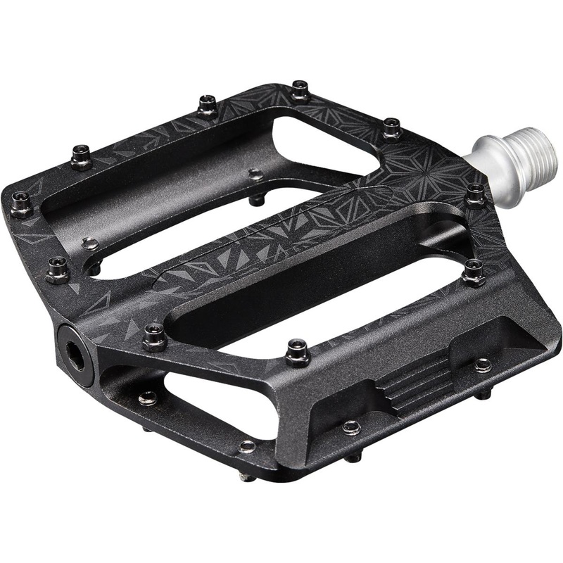 Supacaz Krypto CNC Alloy Platform Pedal (Black)