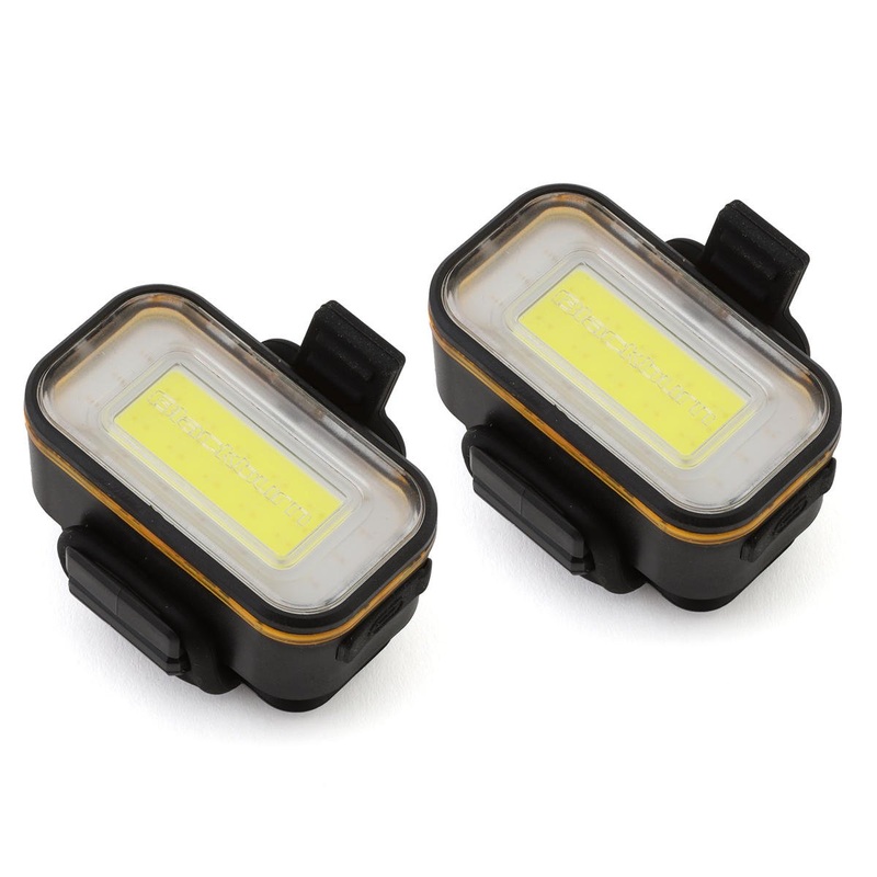 Blackburn GRID 2’Fer Headlight & Tail Light Set (Black) (175/55 Lumens)