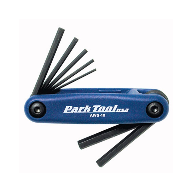 Park Tool AWS-10 Metric Folding Hex Wrench Set (1.5 – 6mm)