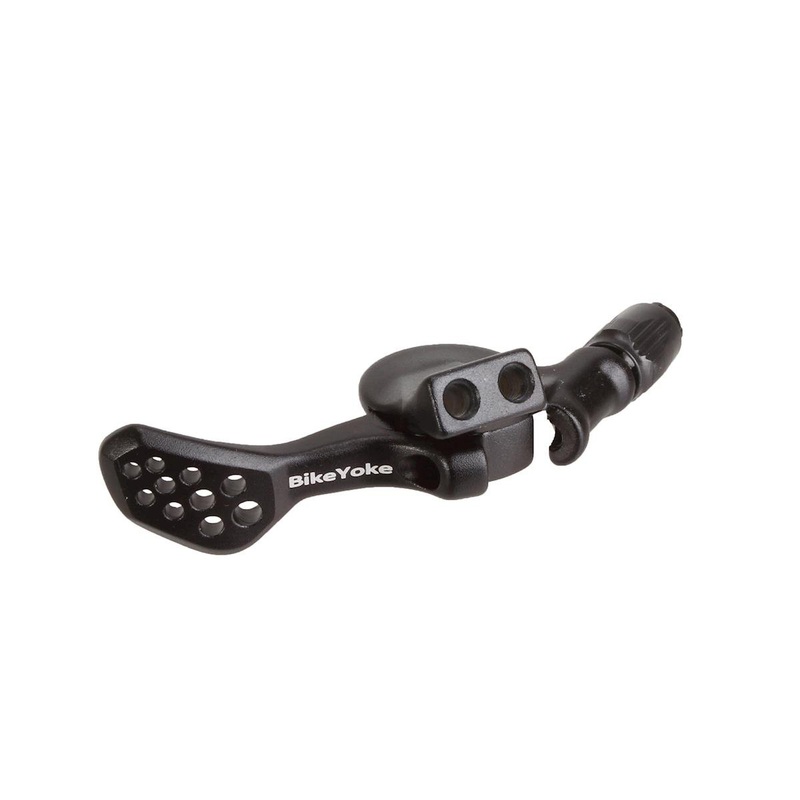 Bike Yoke Triggy 1x Dropper Post Remote  (Black) (Front Feed) (Mount Sold Separately)