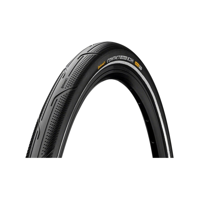 Continental Contact Urban City Bike Tire (Black/Reflex) (700c) (40mm) (Wire) (PureGrip/SafetyPro) (E50)