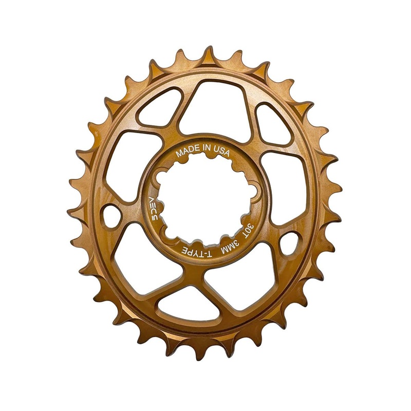 5Dev T-Type Oval 3-Bolt Chainring (Kash) (3mm Offset) (30T)