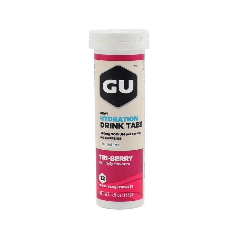 GU Hydration Drink Tablets (Tri Berry) (8 Tubes)