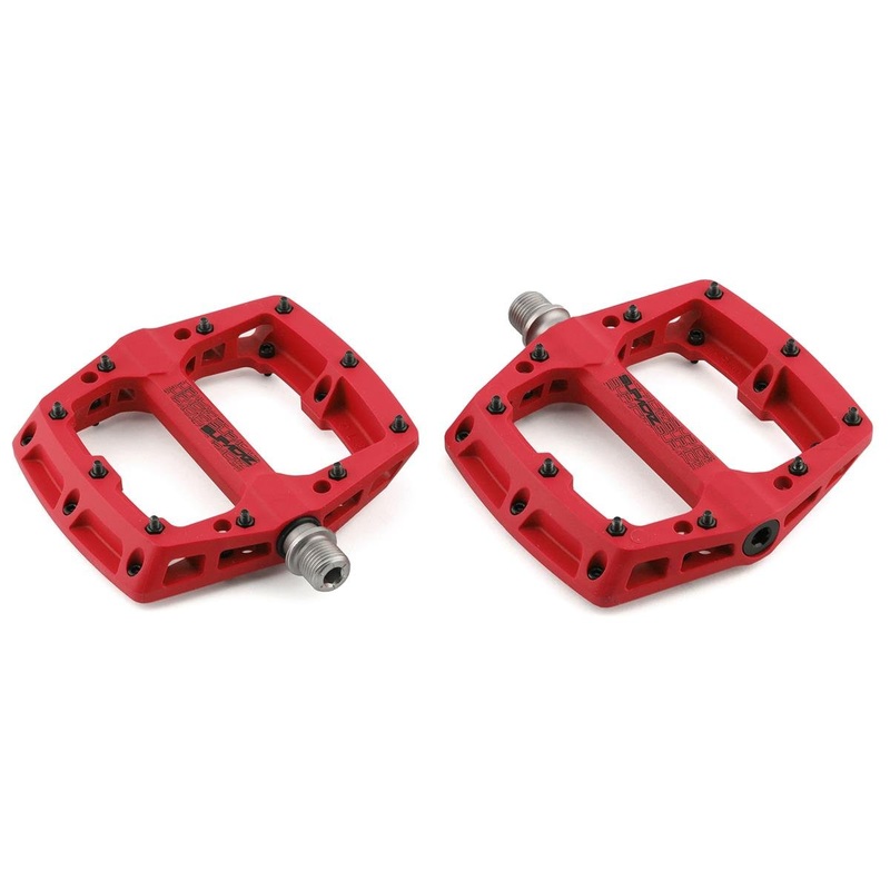Supacaz Smash Thermopoly Platform Pedals (Red)