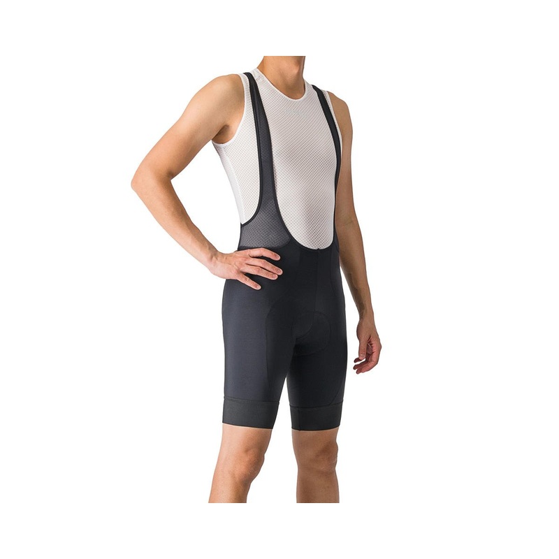 Castelli Entrata 2 Bib Shorts (Black) (XL)
