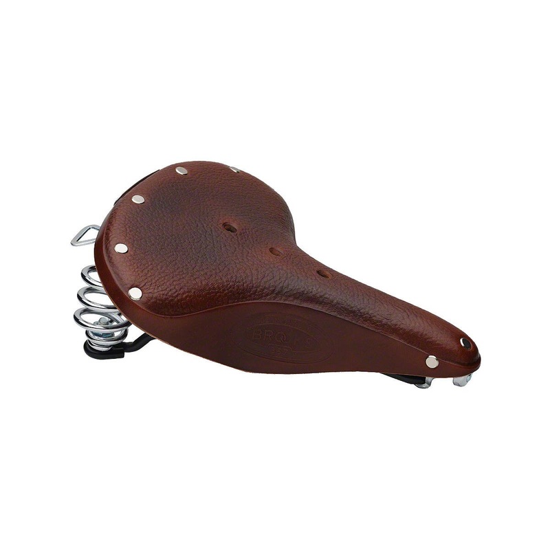 Brooks B67 Men’s Saddle (Brown) (Black Steel Rails) (210mm)