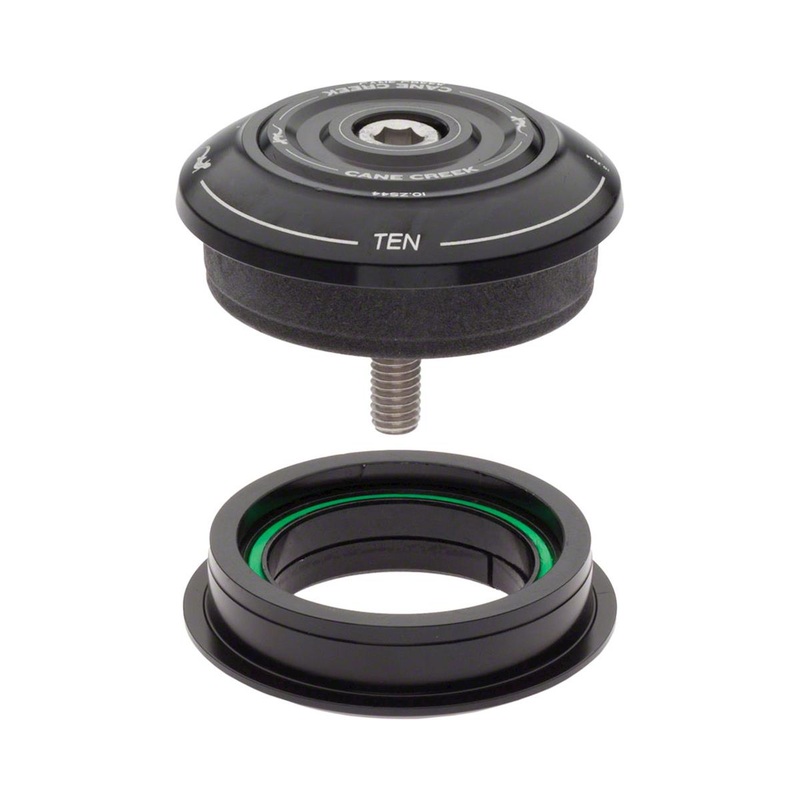 Cane Creek 10 Series Complete Headset (Black) (ZS44/28.6) (ZS44/30) (w/ Short Top Cover)