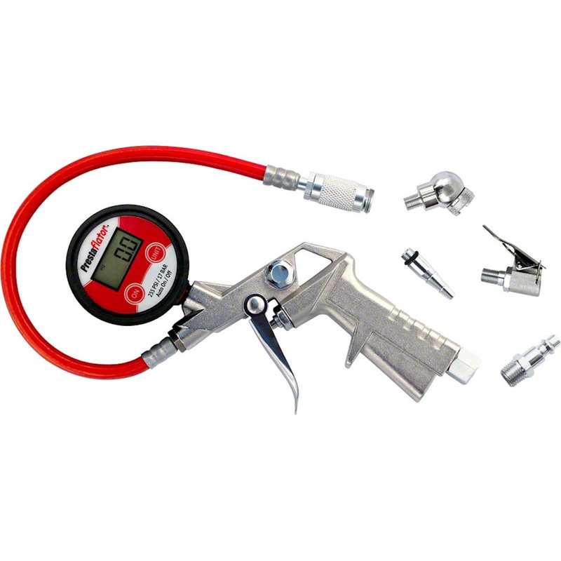 Prestacycle Prestaflator Digital Presta/Schrader Bicycle Inflator Tool