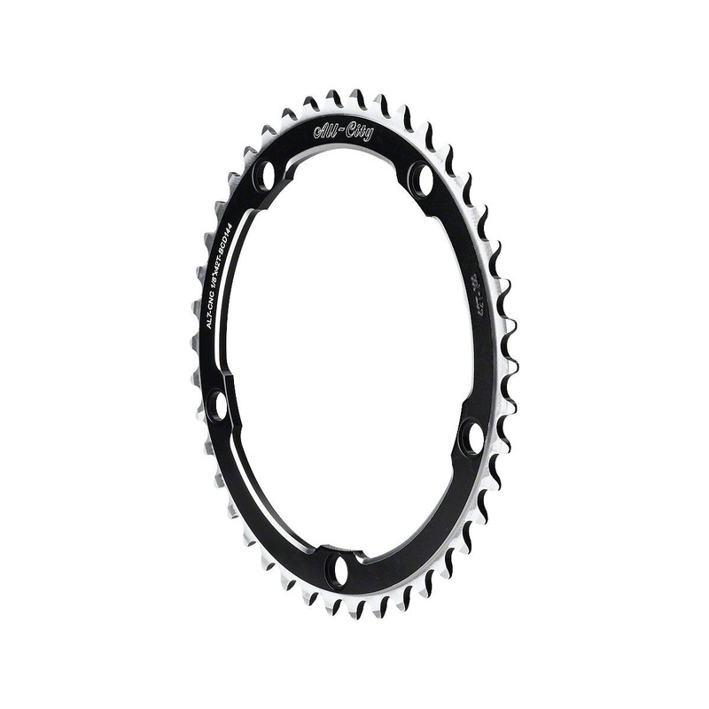 All-City 1/8″ Track Chainring (Black) (Single Speed) (144mm BCD) (Single) (42T)