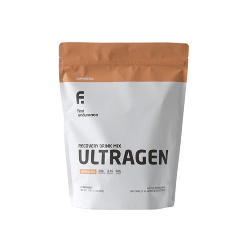 First Endurance Ultragen Recovery Drink Mix (Cappuccino) (48oz)