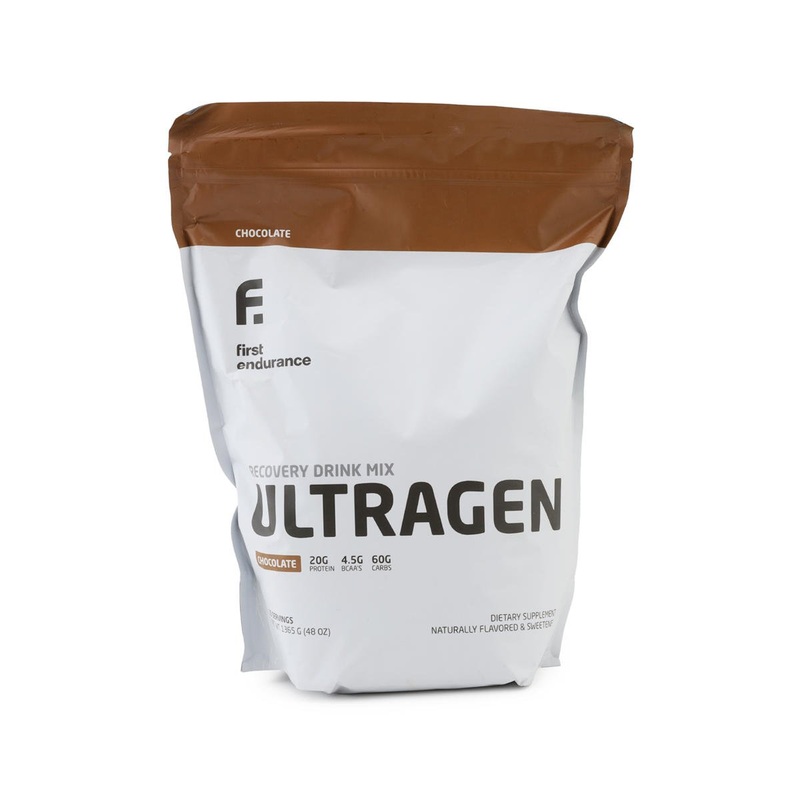 First Endurance Ultragen Recovery Drink Mix (Chocolate) (48oz)