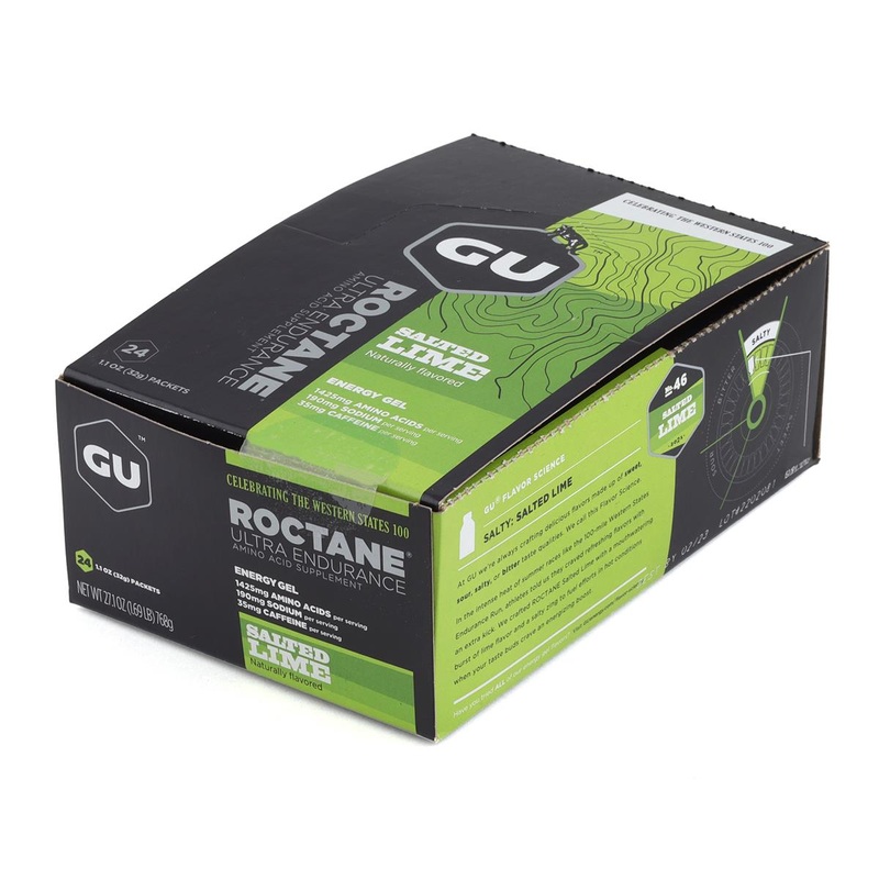 GU Roctane Energy Gel (Salted Lime) (24 | 1.1oz Packets)