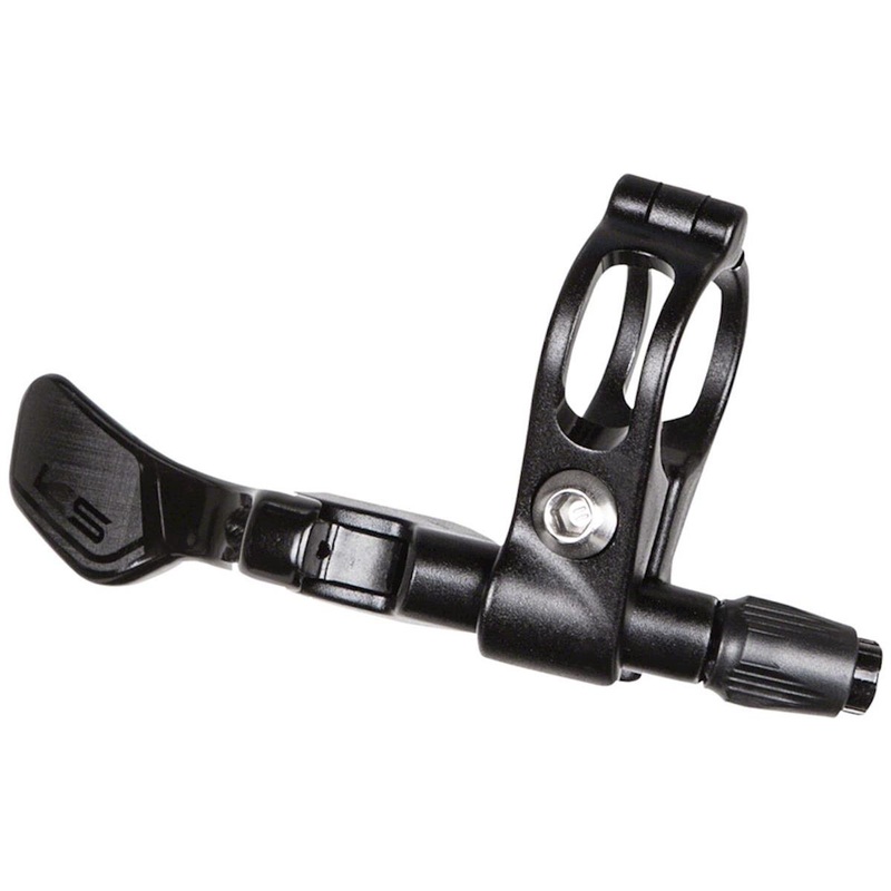 KS Southpaw Under-Bar Dropper Post Lever (Black) (22.2mm Clamp)