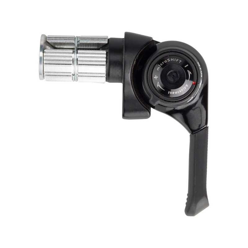 Microshift Mountain Bar End Shifter Set (Black) (Right) (11 Speed) (Shimano Compatible)