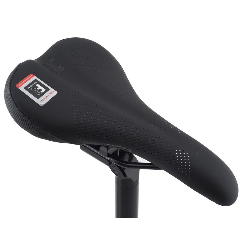 WTB Volt Saddle (Black) (Steel Rails) (Wide) (150mm)