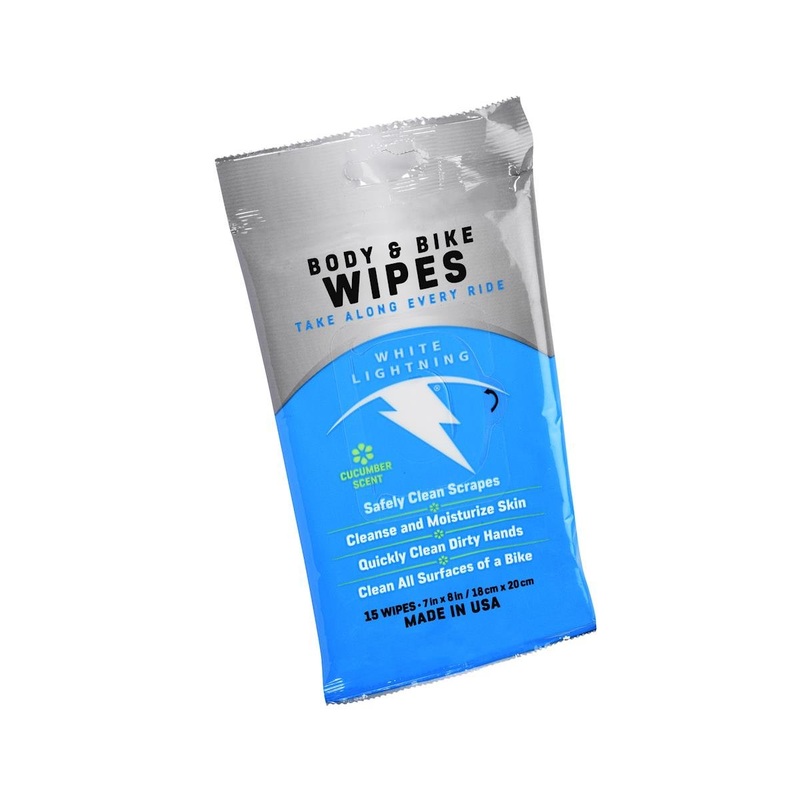 White Lightning Body & Bike Wipes