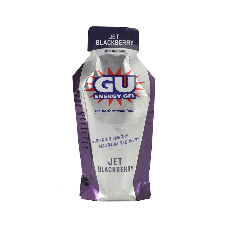 GU Energy Gel (Jet Blackberry) (1 | 1.1oz Packet)