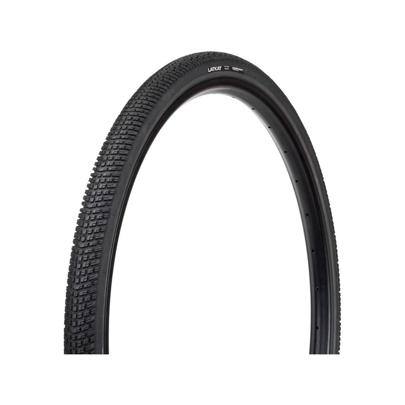 45NRTH Latkat Tubeless Winter Tire (Black) (700c) (40mm) (GripKraft)