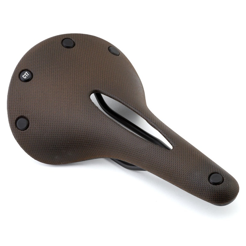 Brooks C17 Carved Saddle (Brown) (Steel Rails) (164mm)