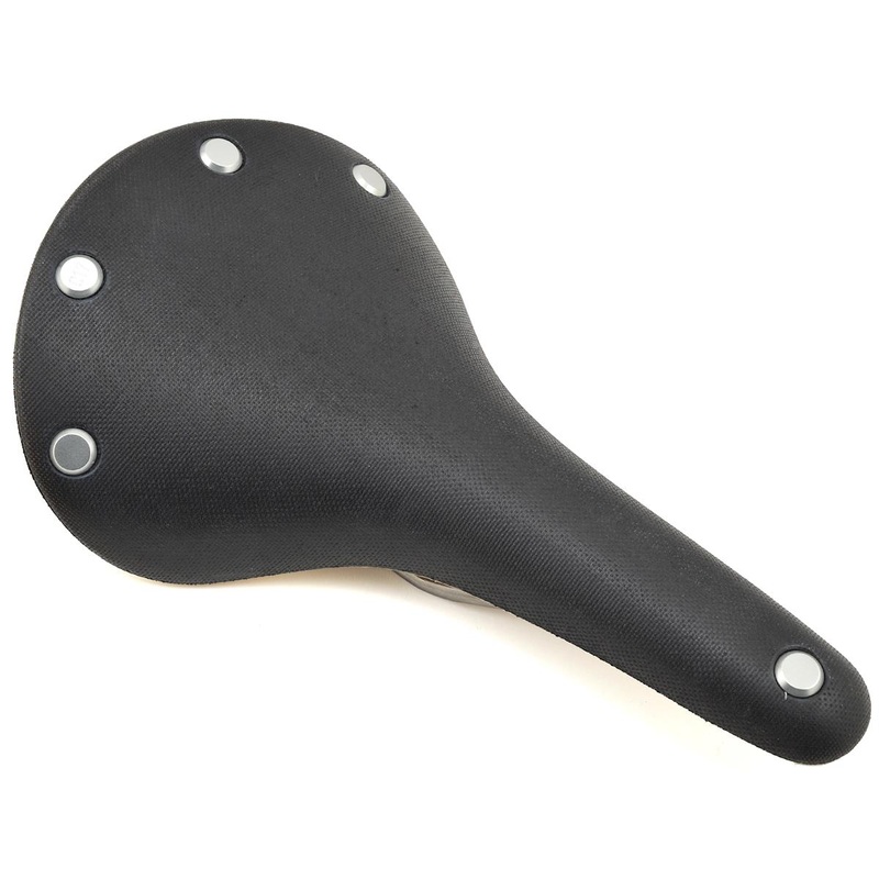 Brooks C17 Special Cambium Saddle (Black) (Steel Rails) (162mm)