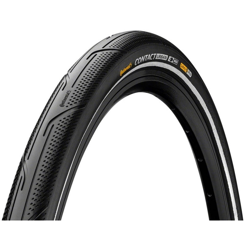 Continental Contact Urban City Tire (Black/Reflex) (26″) (2.0″) (Wire Bead) (SafetyPro Breaker) (E50)