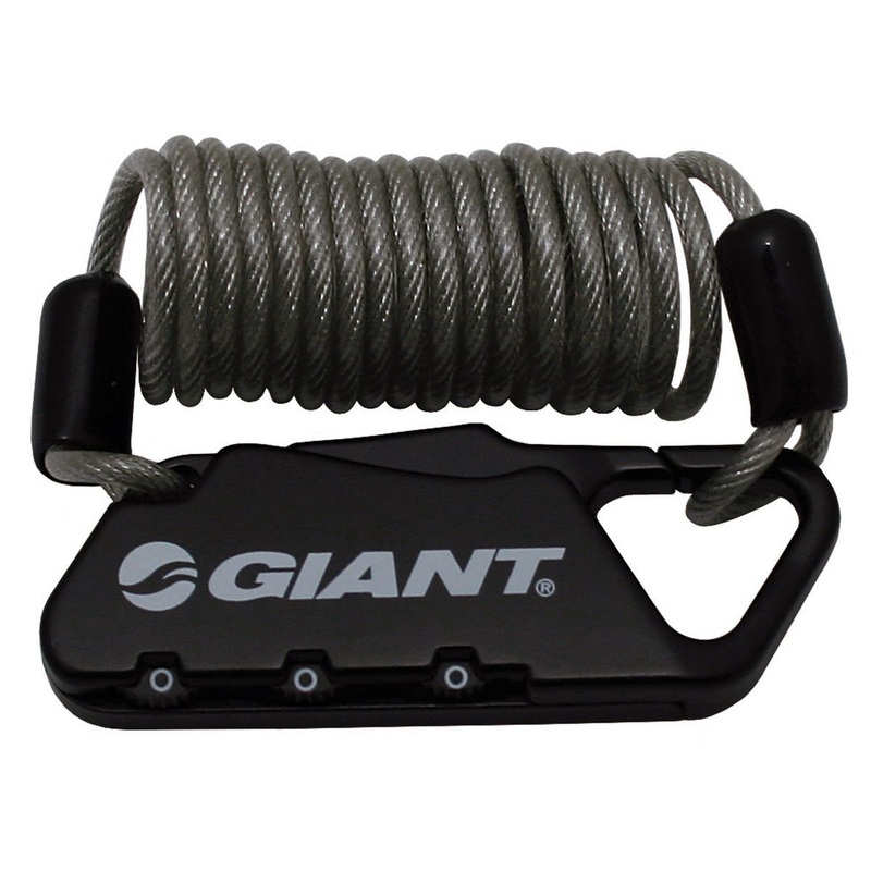 Giant SureLock Flex Combo Air Cable Lock (Black) (2.2mm x 108cm)