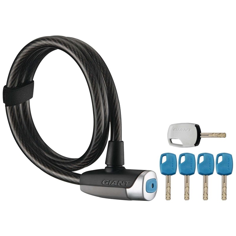 Giant SureLock Flex Key 12 Cable Lock (12mm x 185cm)
