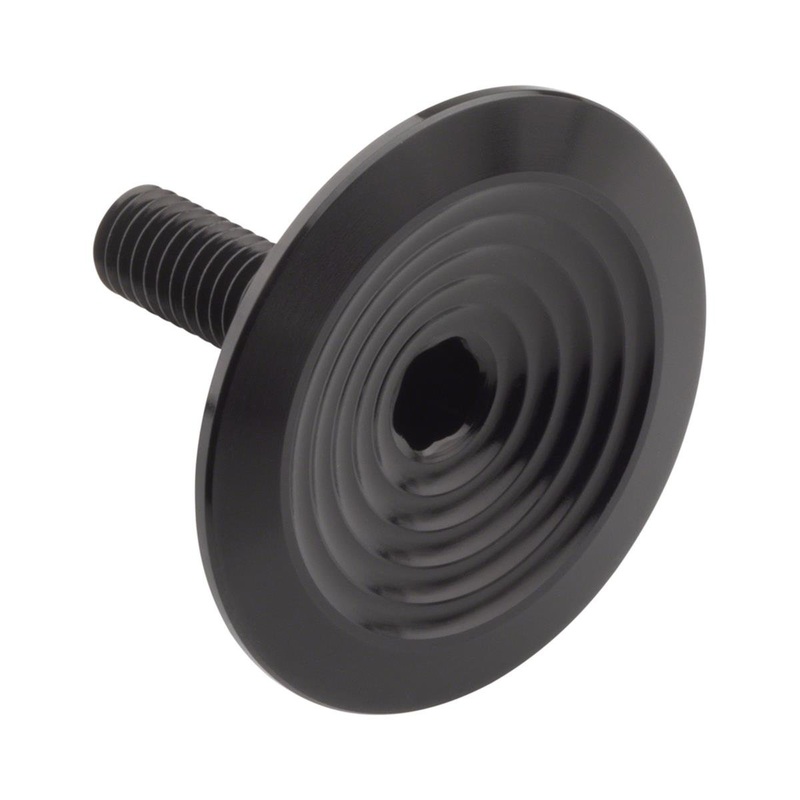 Absolute Black Integrated Top Cap for Headset (Black)