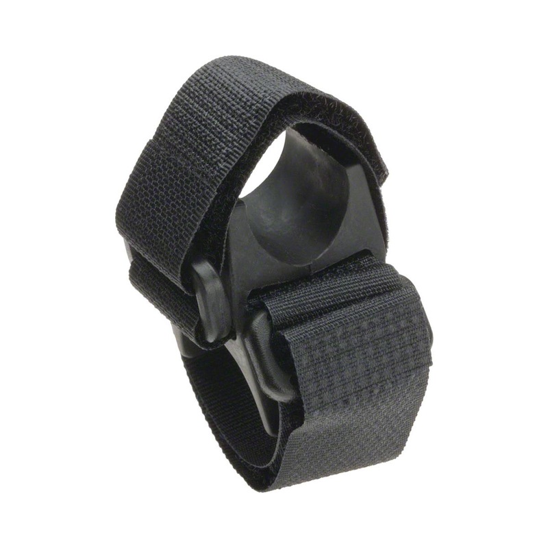 Two Fish Handlebar Mount Flashlight Holder (Black)