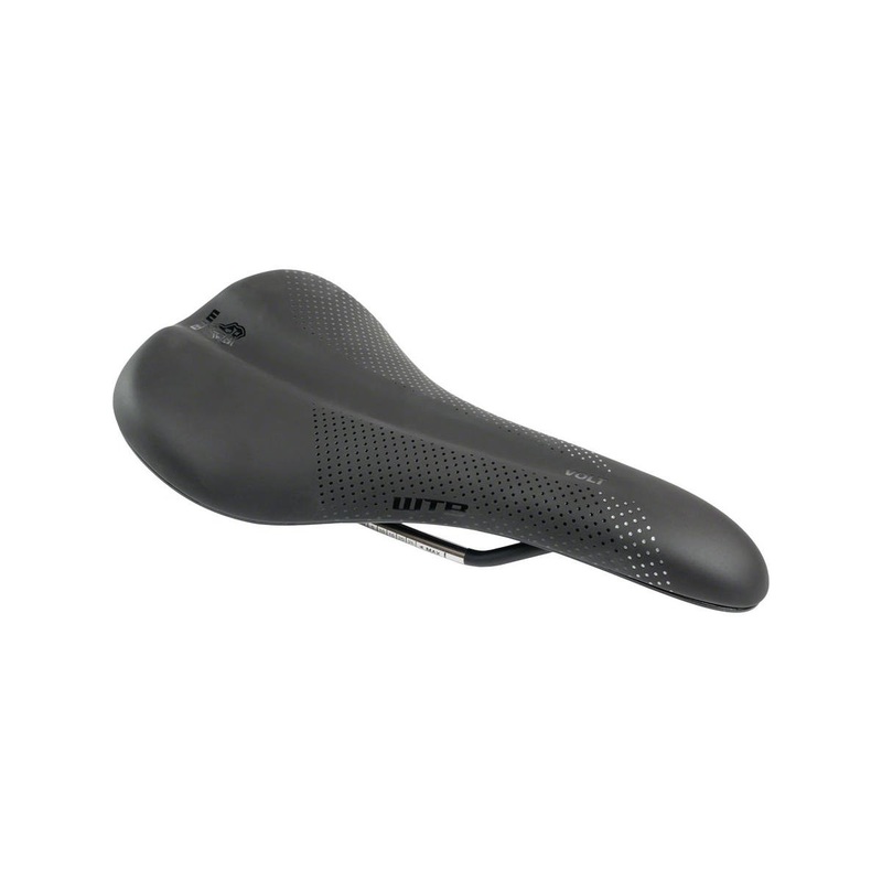 WTB Volt Fusion Form Saddle (Black) (Stainless Steel Rails) (Medium) (142mm)