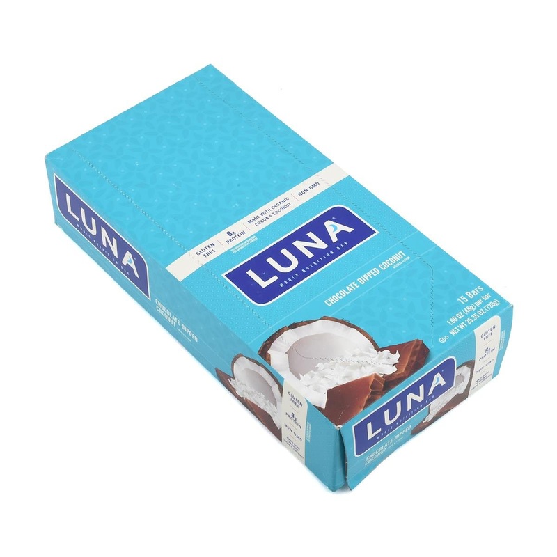 Clif Bar Luna Bar (Dipped Chocolate Coconut) (15 | 1.69oz Packets)