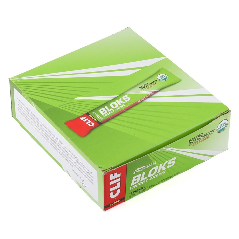 Clif Bar Shot Bloks Energy Chews (Salted Watermelon) (18 | 2.1oz Packets)