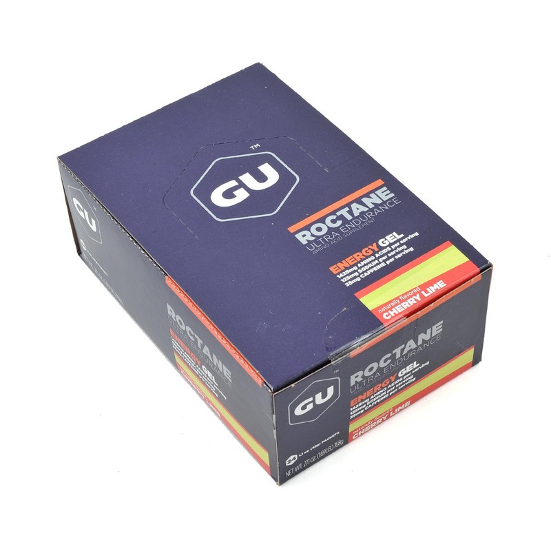 GU Roctane Energy Gel (Cherry Lime) (24 | 1.1oz Packets)