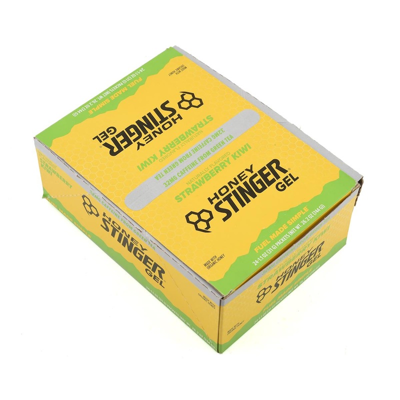 Honey Stinger Energy Gel (Strawberry Kiwi w/ Caffeine) (24 | 1.2oz Packets)