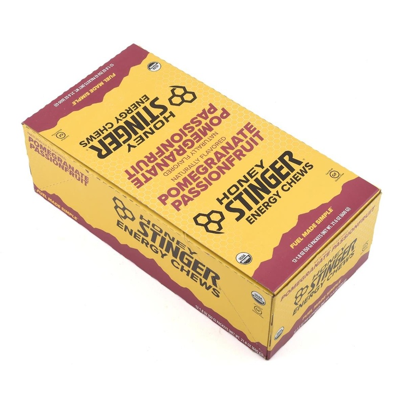 Honey Stinger Organic Energy Chews (Pomegranate Passion) (12 | 1.8oz Packets)