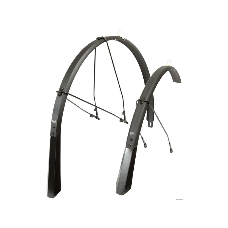 Portland Design Works Full Metal Fender Set (Black) (700c) (45mm)